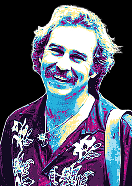 Jimmy Buffett 80's Retro Style