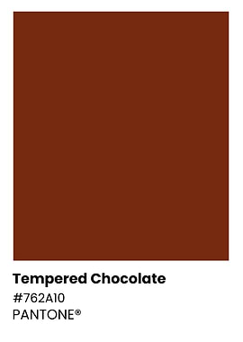 Pantone Tempered Chocolate