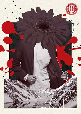 Abstract Collage Art