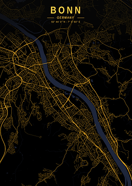 Bonn Golden City Map