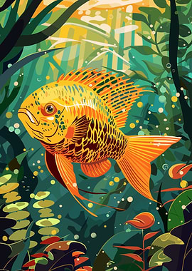 Tropical Fish Illustration