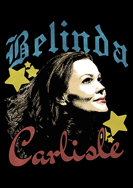Belinda Carlisle Vintage Poster