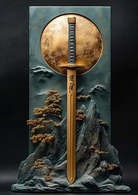 Samurai Sword Wall Decor