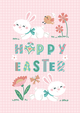Happy Easter Bunny Card