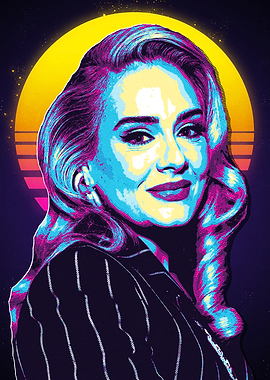 Adele Retro Pop Art