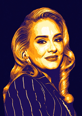 Adele Pop Art Portrait