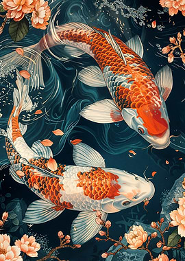 Koi Fish Painting