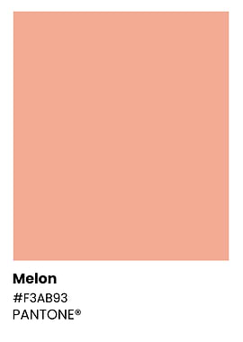 Pantone Melon Color