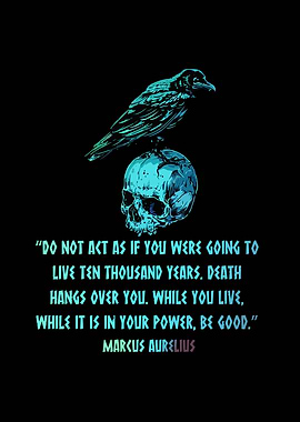 Raven and Skull Quote