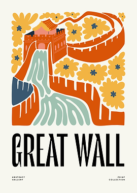 Great Wall Abstract Art
