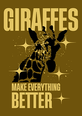 Giraffe Quote Poster