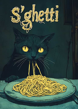 Cat Eating Spaghetti, S'ghetti
