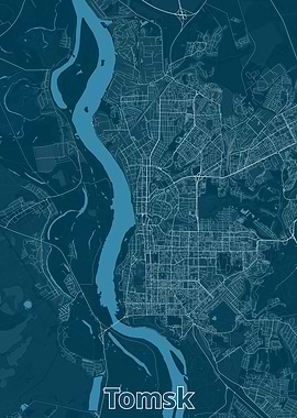 Tomsk City Map