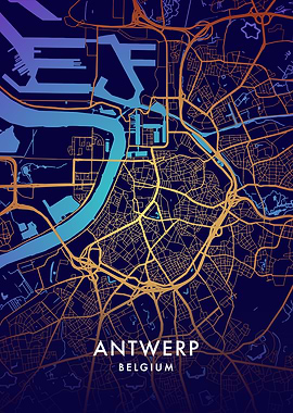 Antwerp City Map