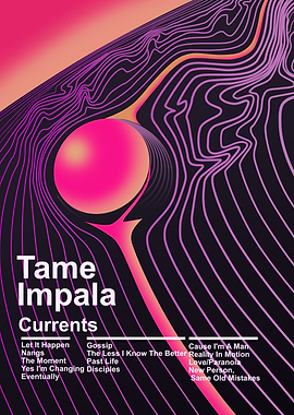 Tame Impala Currents Album Cover