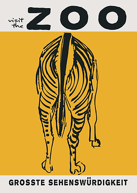 Zoo Poster - Zebra