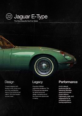 Jaguar E-Type Close Up