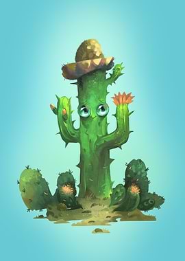 Cactus in Sombrero