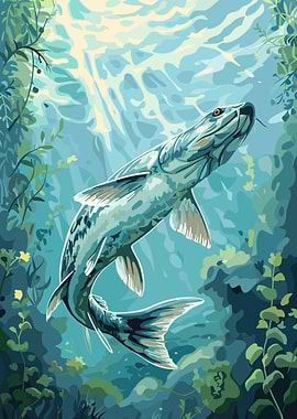 Fish Underwater Illustration