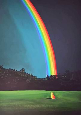 Rainbow and Cat