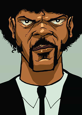 Jules Winnfield Illustration