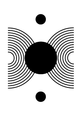 Black and White Abstract Art