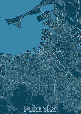 Fukuoka City Map