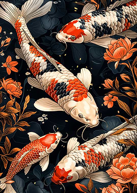 Koi Fish Illustration