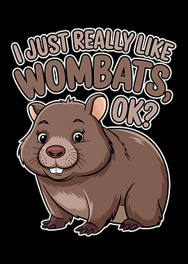 Wombat Lover Design