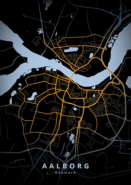 Aalborg City Map