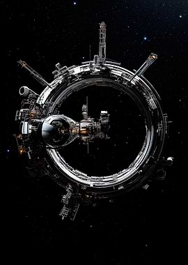 Space Station in Orbit