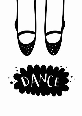 Dance Shoes Illustration