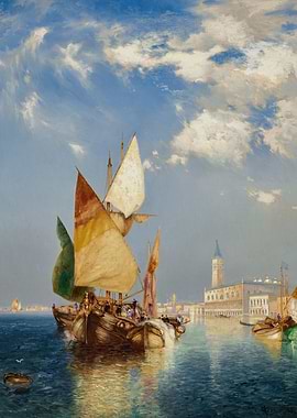 The Grand Canal, Venice by Thomas Moran