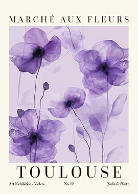 Toulouse Flower Market French