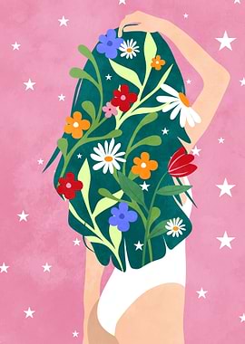 Floral Hair, Don’t Care