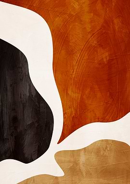 Abstract Art with Organic Shapes