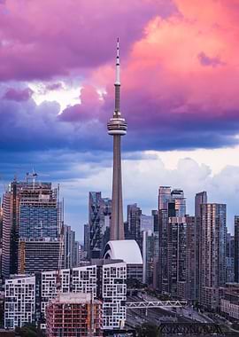 Toronto Skyline at Sunset
