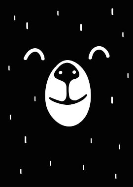 Smiling Bear Face