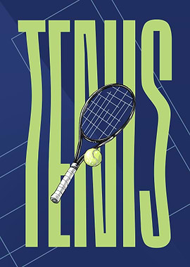Tennis Ball Poster