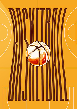 Basketball Ball Poster