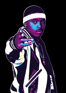 Nas Pop Art Portrait / m22