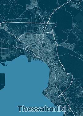 Thessaloniki City Map