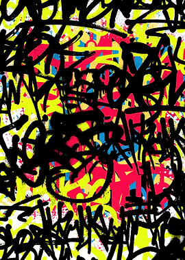 Abstract Graffiti Art