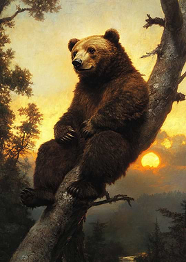 Bear at Sunset