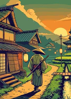 Samurai Sunset Walk