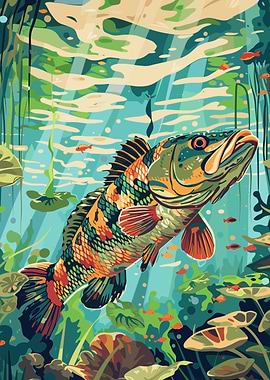 Colorful Fish Underwater