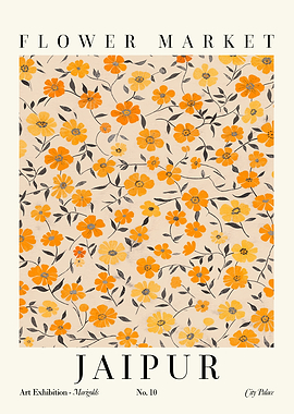 Marigold Jaipur Flower Market