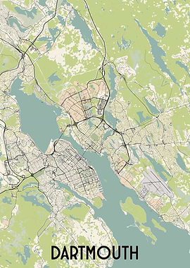 Dartmouth City Map