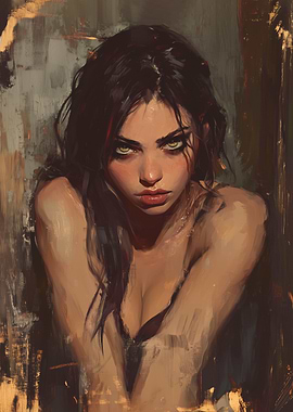 Fierce Gaze: Golden Eyes