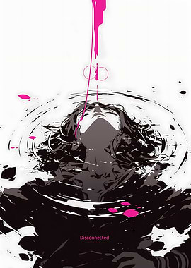 Disconnected Woman in Water